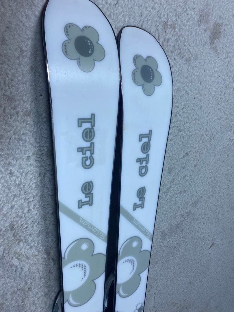 サロモン ツインチップミッドスキーセット131cm ブーツ 26cm中古