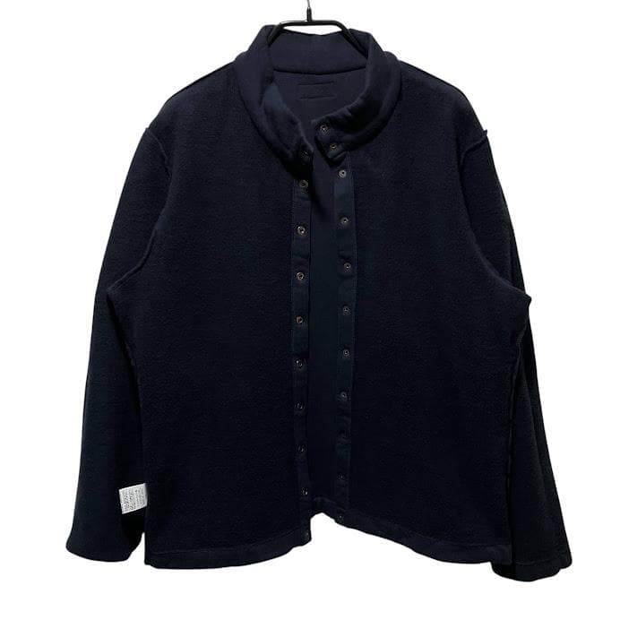 3 ネイビー agnes b. スタンドカラー カーディガン アニエスベー オム