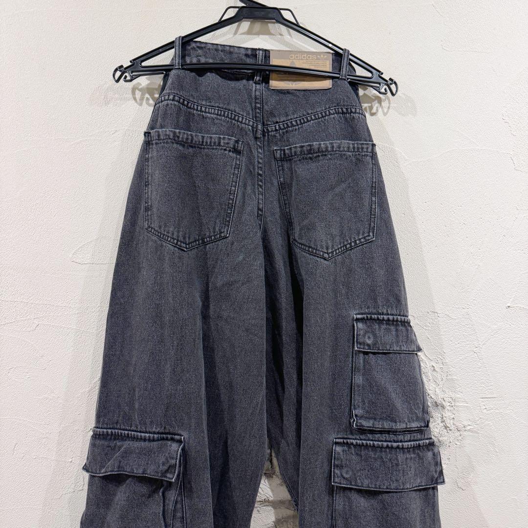激レア極美品★adidasアディダス adileniumデニムカーゴパンツ 25