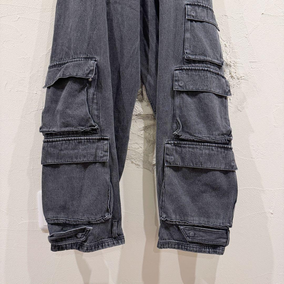 激レア極美品★adidasアディダス adileniumデニムカーゴパンツ 25