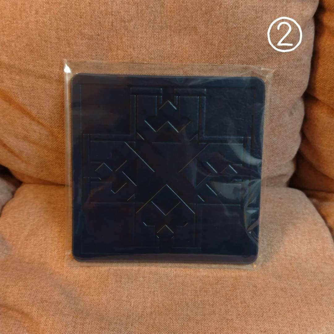 レア 新品・非売品 帝国ホテル グラス 2024 市松模様 コースター化粧ポーチ