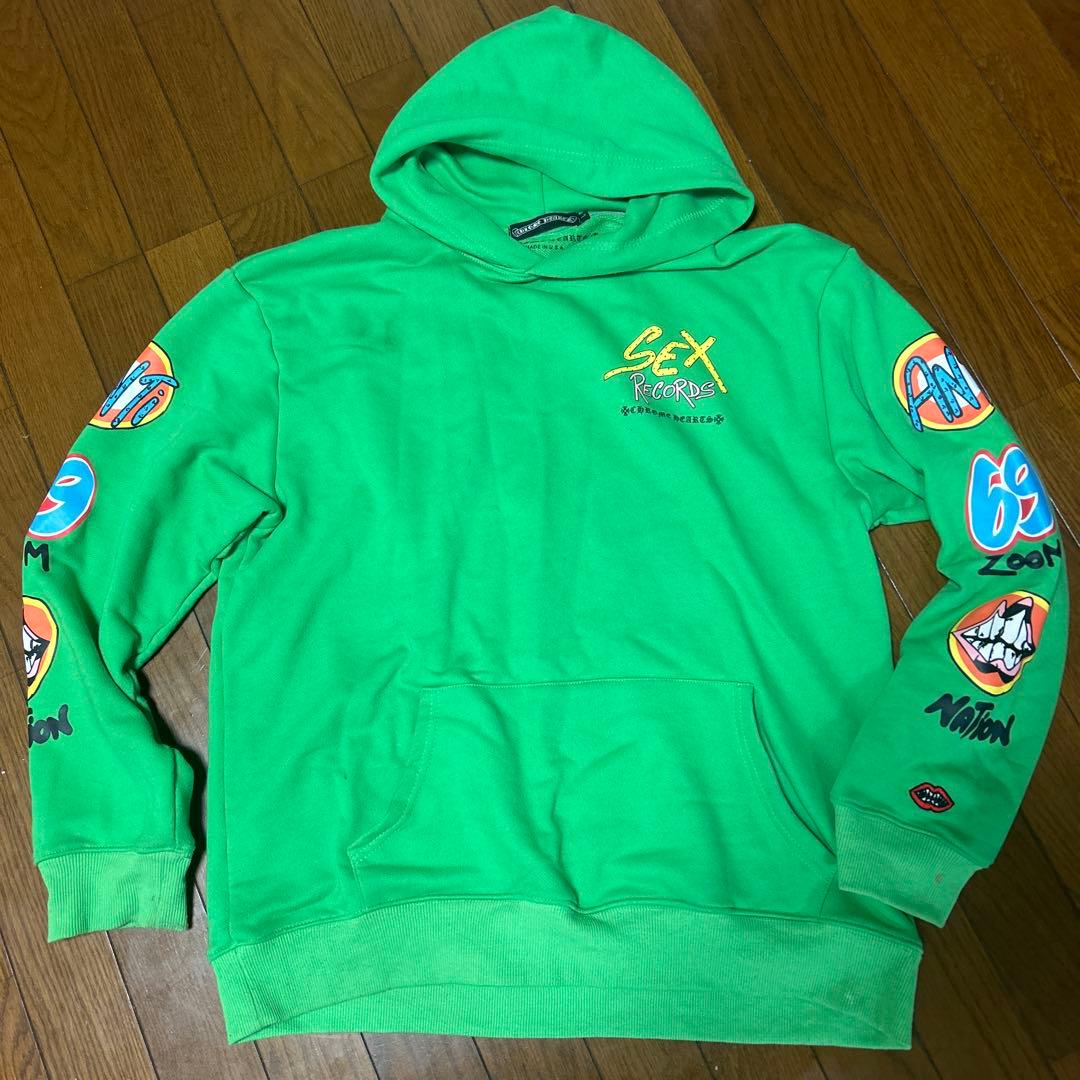 Chrome Hearts 即決価格交渉◎ グリーン フードパーカー