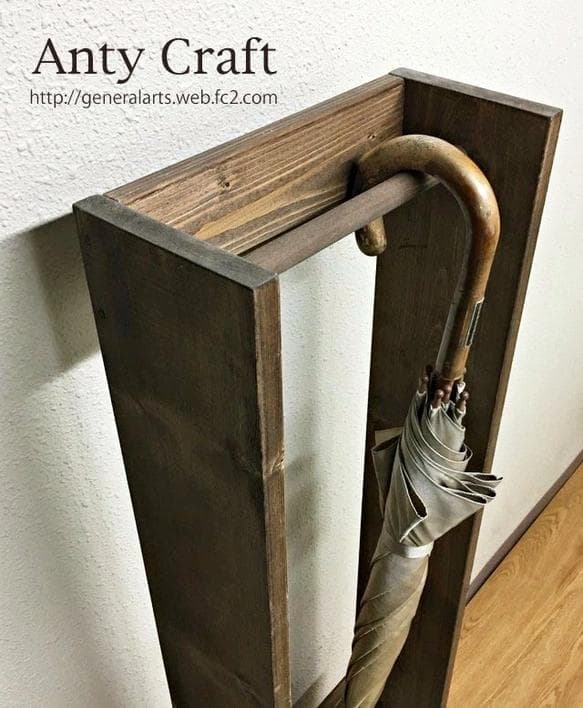 【サイズオーダー可】【引取可能】シンプルな傘かけ　収納ケース小1個付 幅31cm