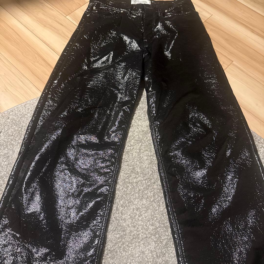 DAIRIKU 25SS Laminate Wide Pants ブラック M