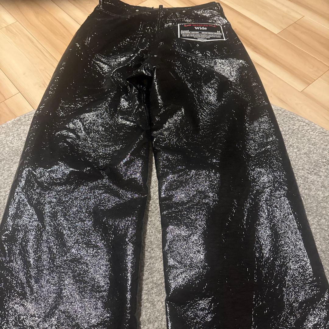 DAIRIKU 25SS Laminate Wide Pants ブラック M