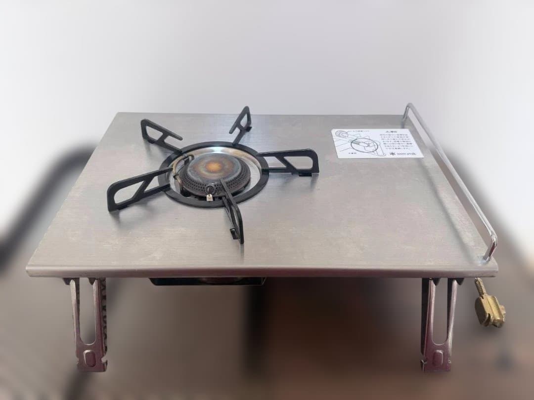 スノーピーク　 peak　ギガパワー プレートバーナー　専用袋あり