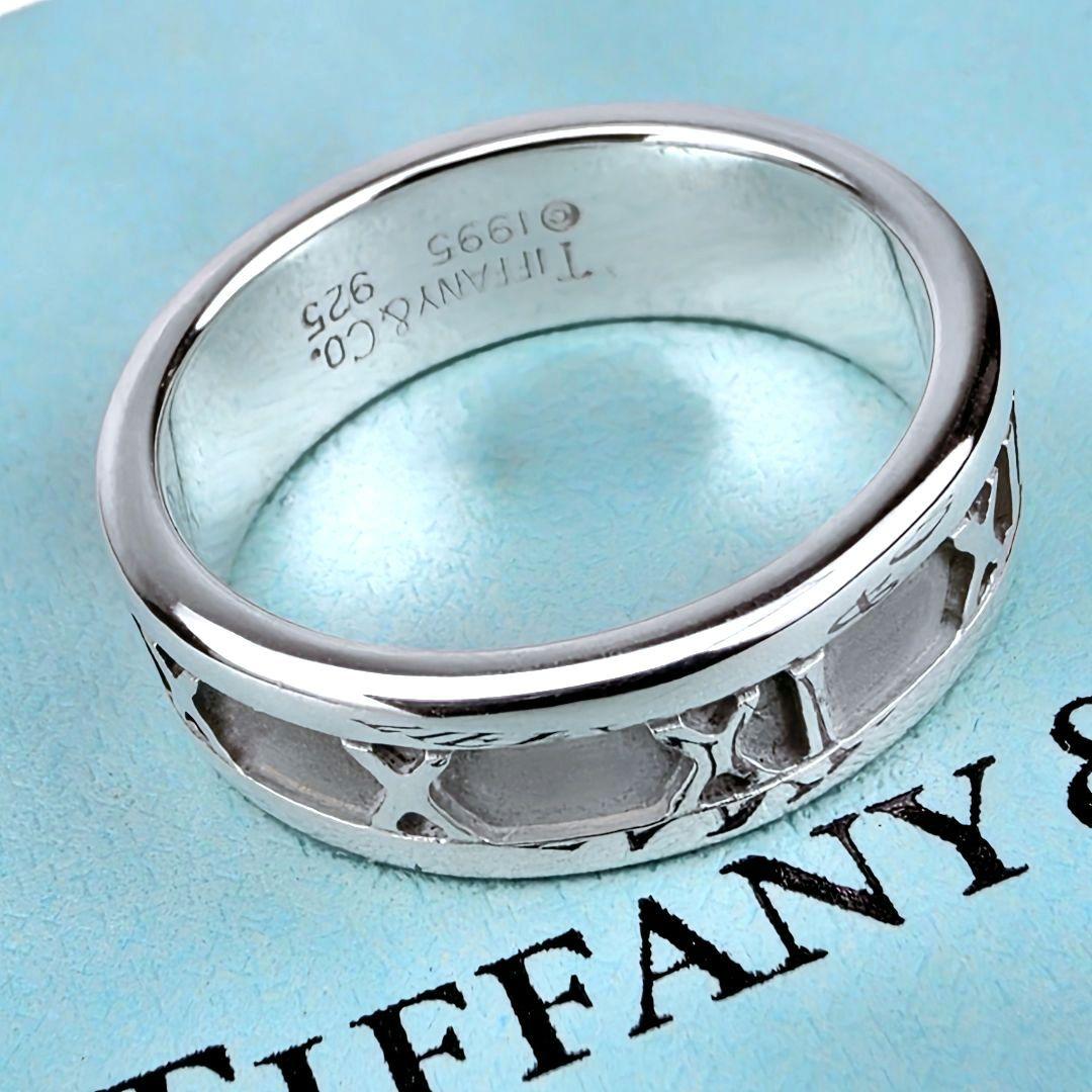 美品 ティファニー TIFFANY&Co. アトラス リング 指輪 14号
