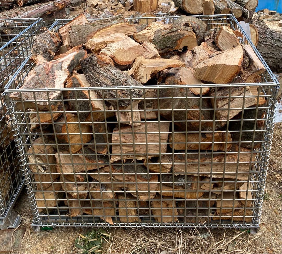 ナラ　カシ　コロ薪　楢樫のみ　0.7立米　アウトレット　広葉樹　薪ストーブ　愛知