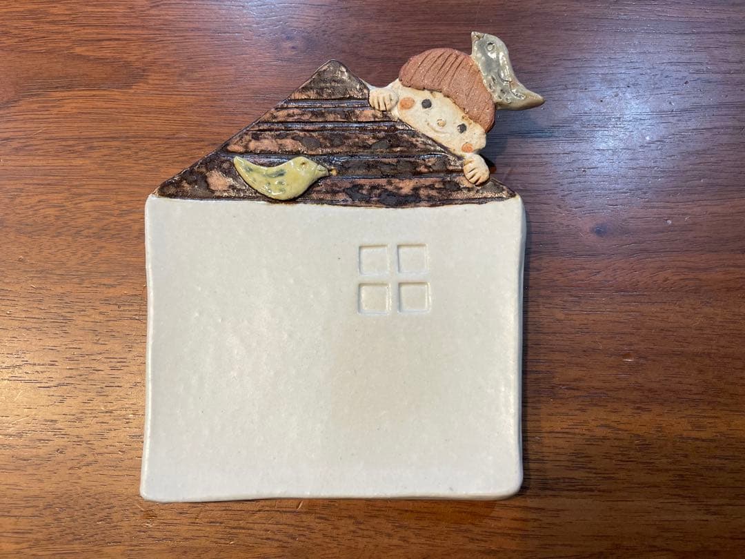 山田裕恵　器　男の子と小鳥