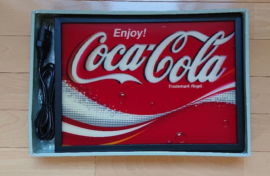 【希少】【レア】コカ・コーラ 薄型3Dレンティキュラー電飾パネル