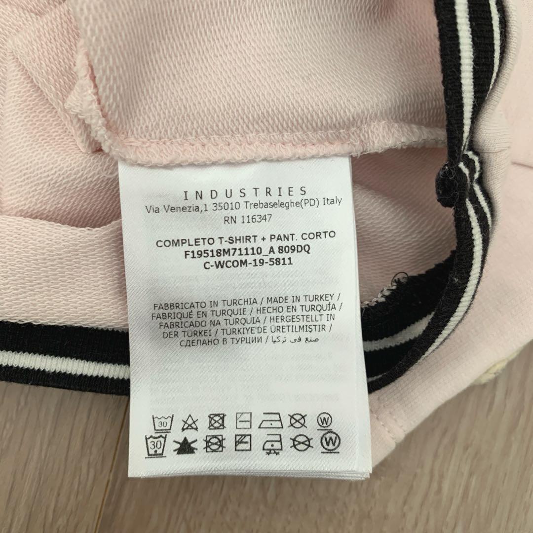 モンクレール （MONCLER ）キッズ ロゴ ワンピース 100 ピンク　半袖