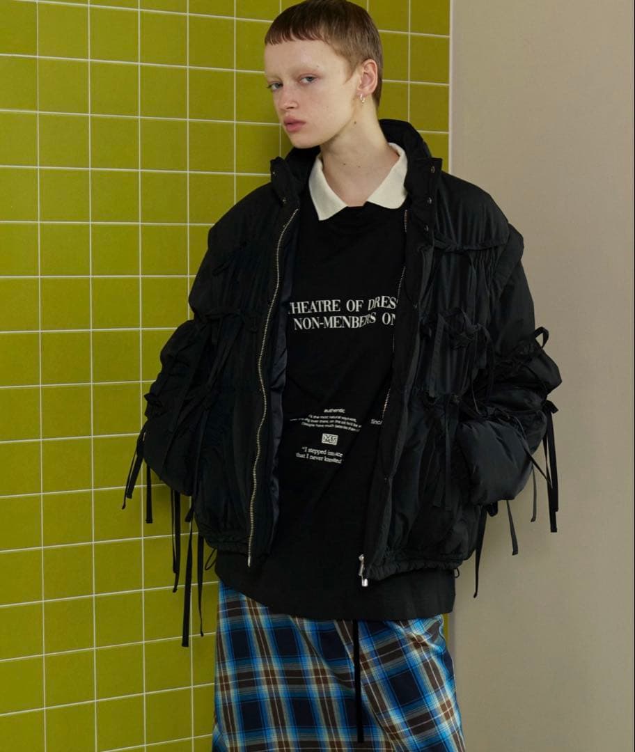 p*o様 メゾンスペシャル/2WAYリボンパッファージャケット