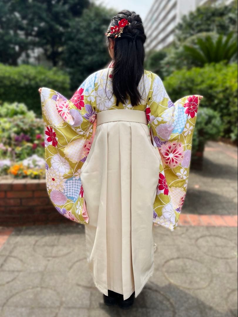 まりめ　150 小学生　二尺袖袴セット