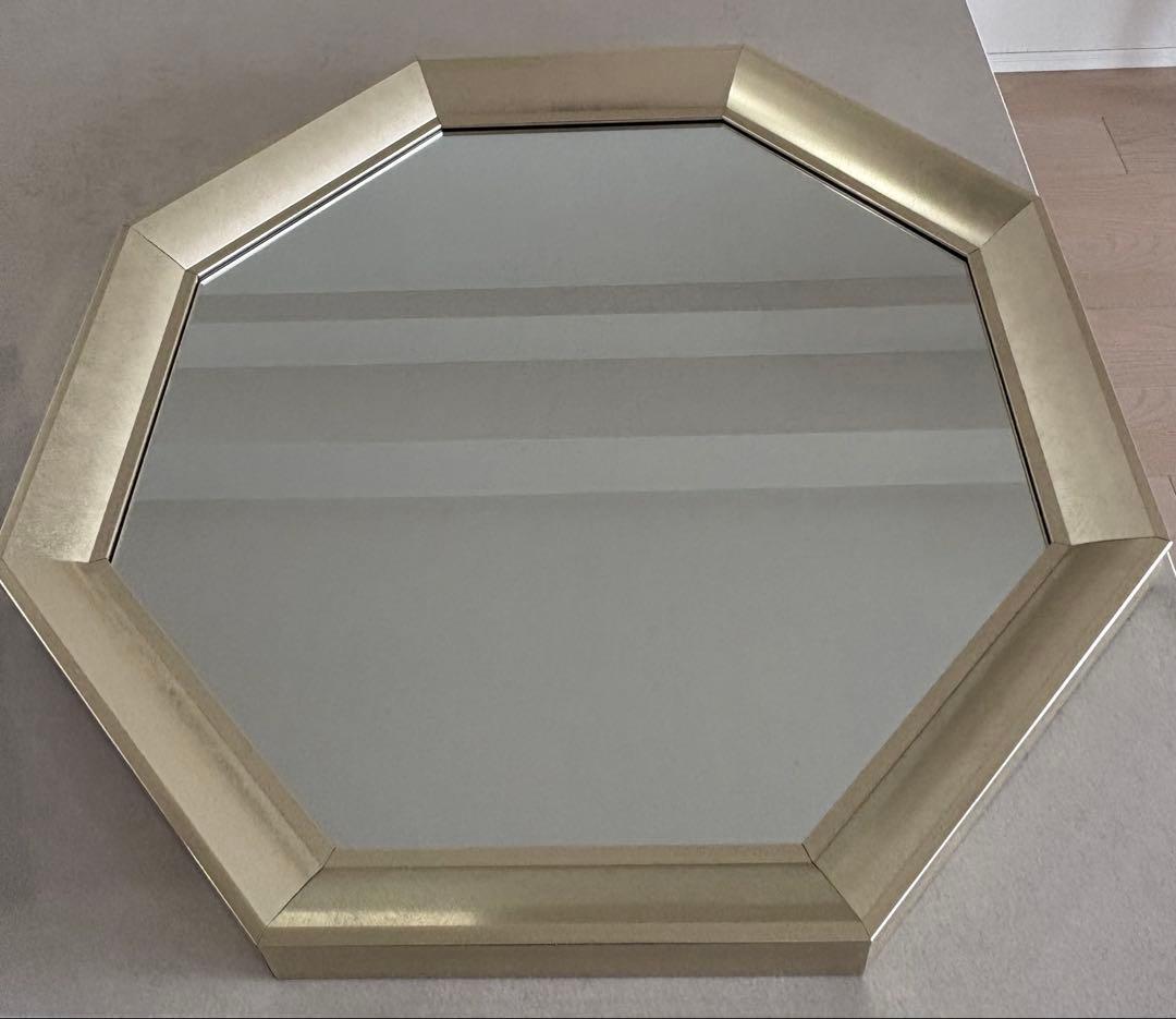 ザラホーム　八角形壁掛けミラー