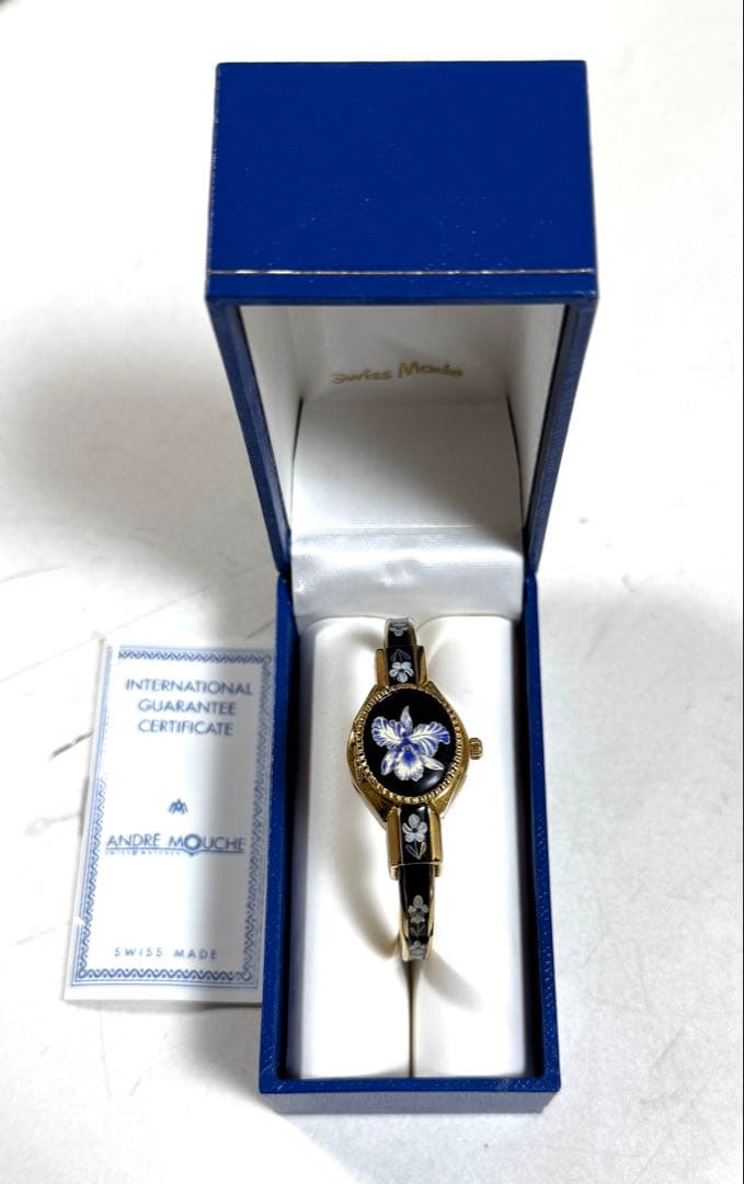 【未使用】ANDRE MOUCHE アンドレムッシュ 腕時計 バングル