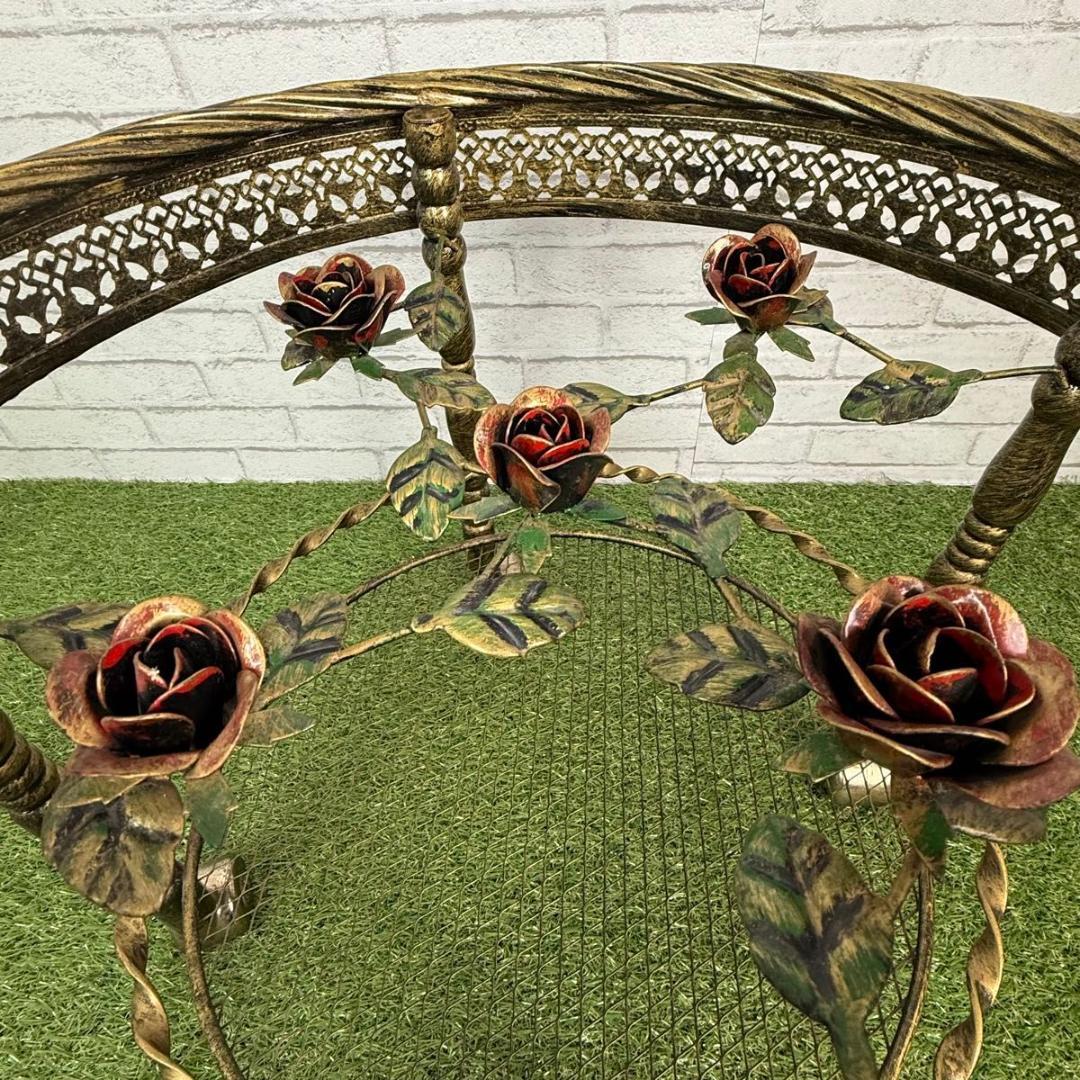 RENAISSANCE ルネサンス サイドテーブル 薔薇装飾 バラ