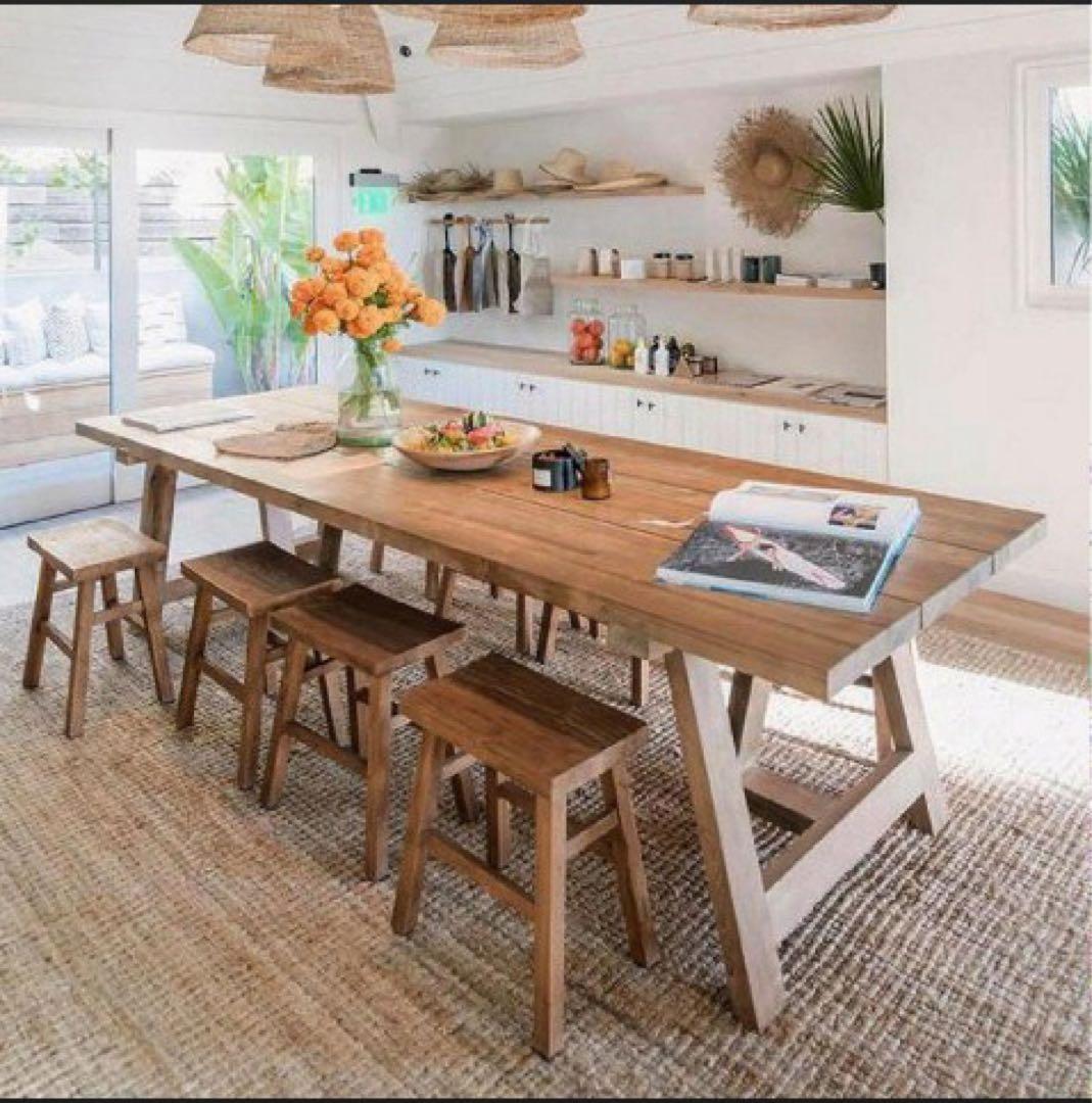 ダイニングテーブルセット カリフォルニアスタイル ナチュラル