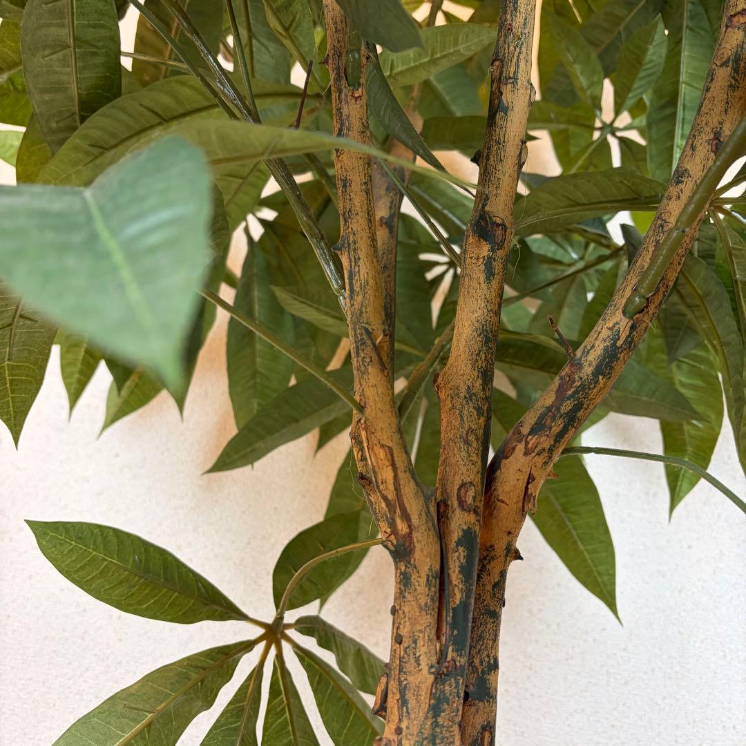 送料無料 大型フェイクグリーン 人工観葉植物 光触媒 170cm パキラ