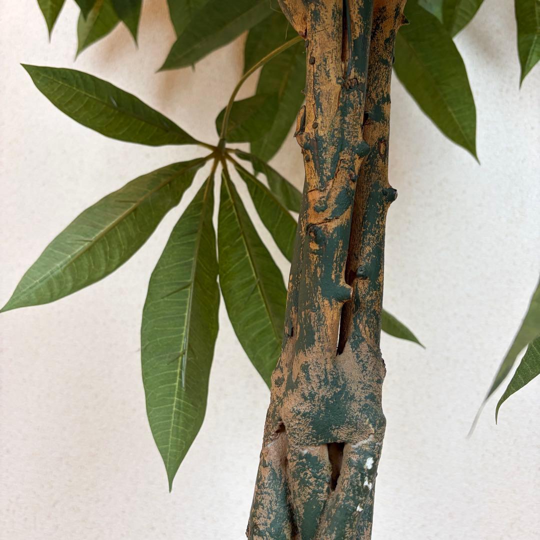 送料無料 大型フェイクグリーン 人工観葉植物 光触媒 170cm パキラ