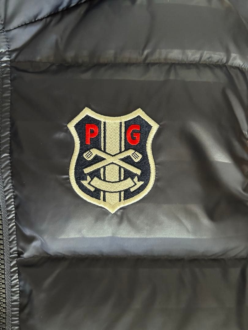 極美品 PEARLY GATES パーリーゲイツ ネイビー ダウンベスト