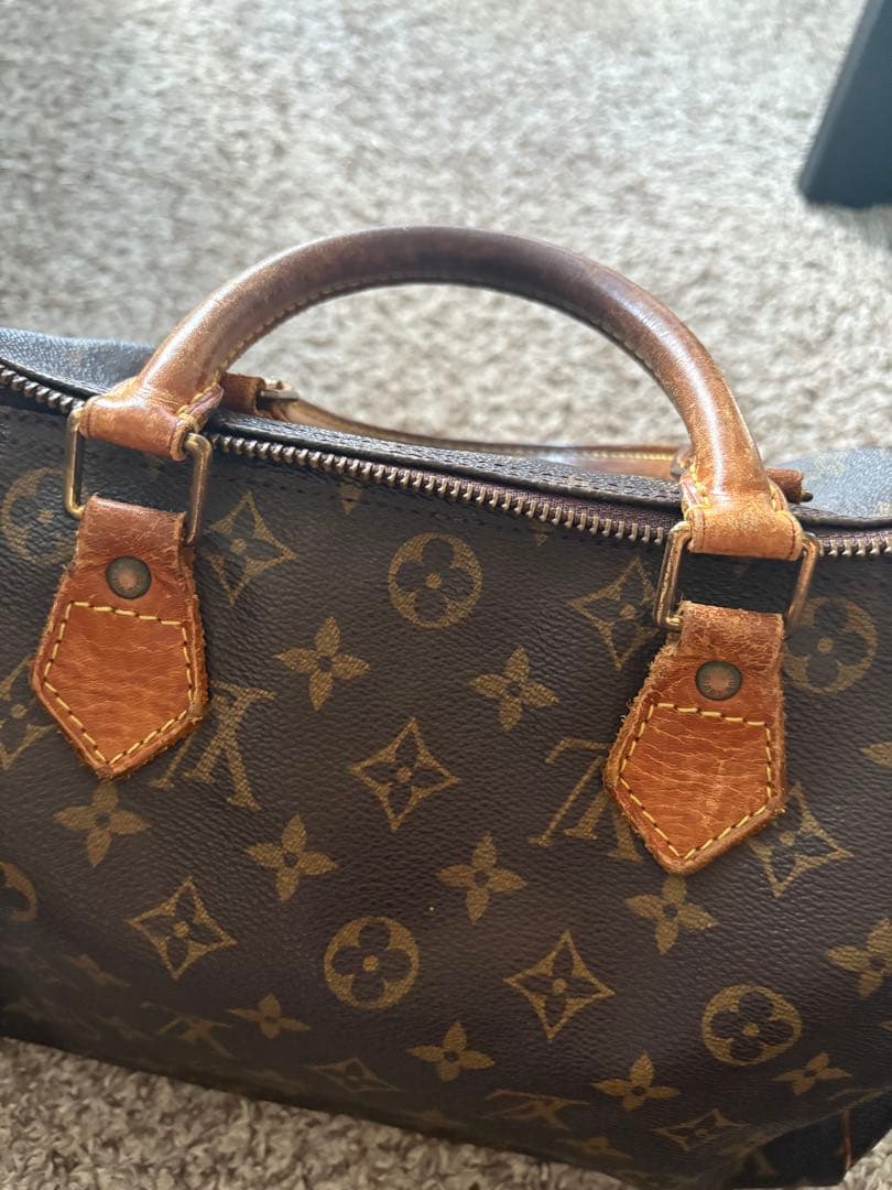 ルイ ヴィトン ボストンバッグ M41108 モノグラム スピーディー30 茶系