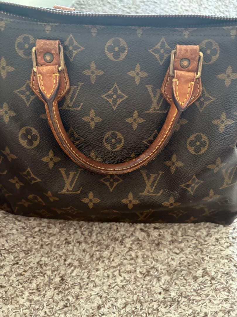 ルイ ヴィトン ボストンバッグ M41108 モノグラム スピーディー30 茶系