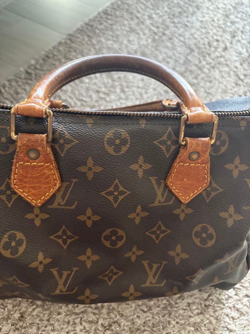 ルイ ヴィトン ボストンバッグ M41108 モノグラム スピーディー30 茶系