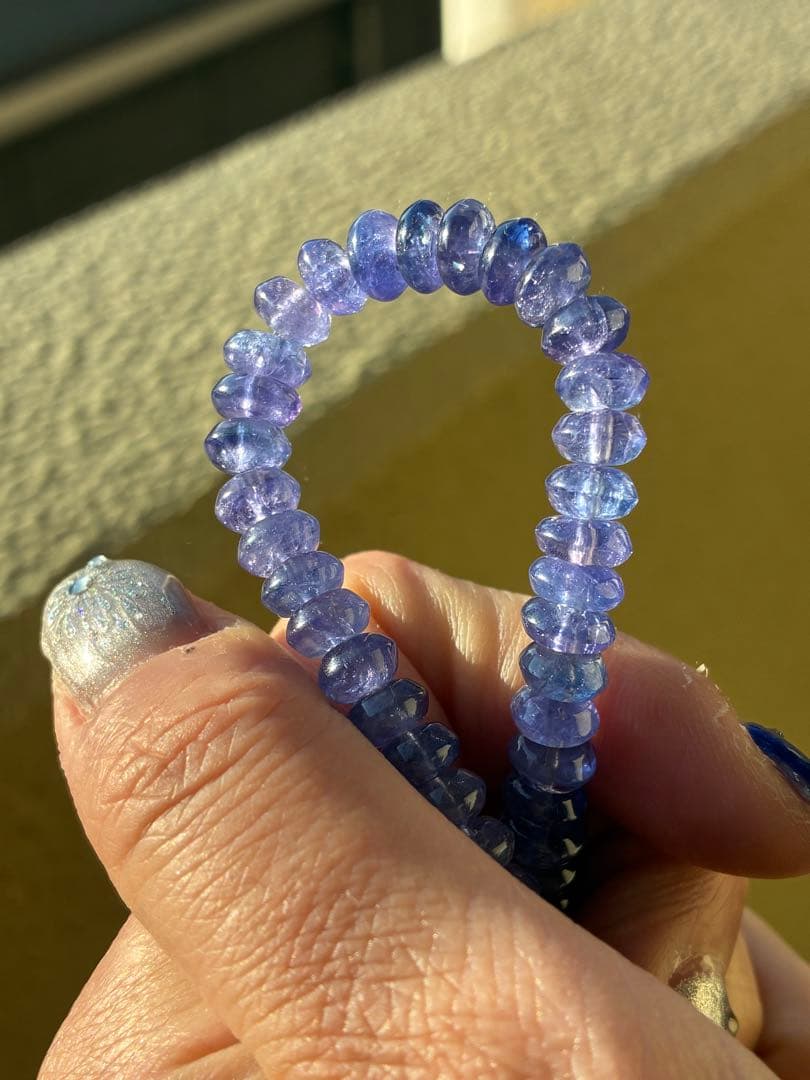 高品質✨5A＋　タンザナイト　ブレスレット
