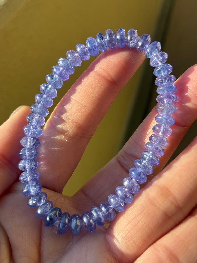 高品質✨5A＋　タンザナイト　ブレスレット