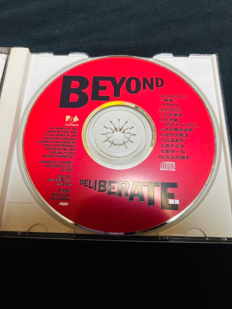 BEYOND ビヨンド DELIBERATE 貴重な日本盤CD
