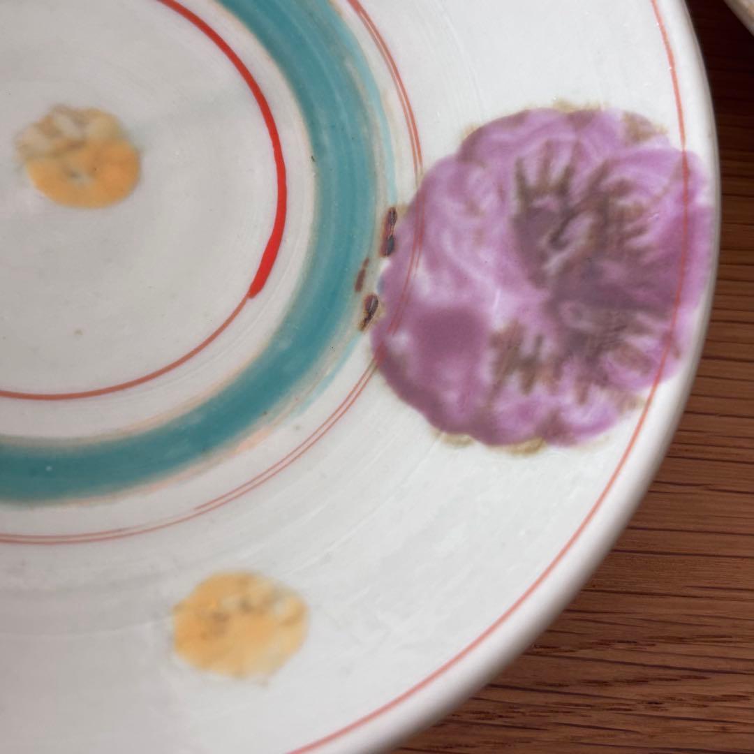 【未使用】伊藤聡信 色絵 取り皿2枚セット 5寸