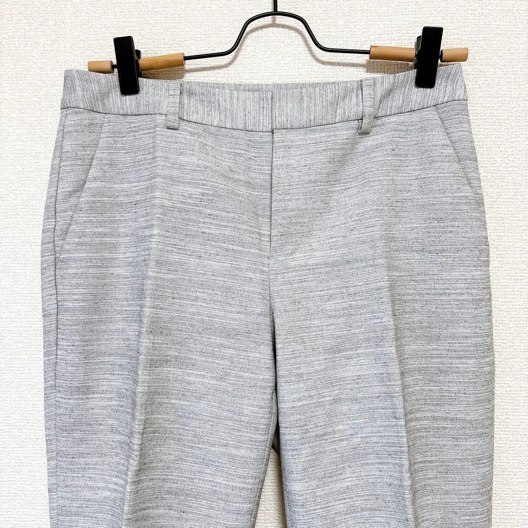 洗える✨グリーンレーベルリラクシング セットアップ パンツスーツ ノーカラー36