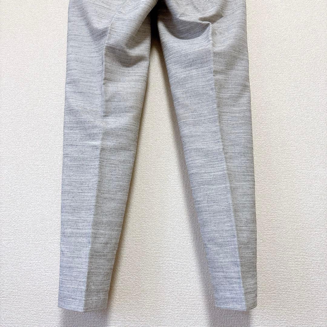 洗える✨グリーンレーベルリラクシング セットアップ パンツスーツ ノーカラー36