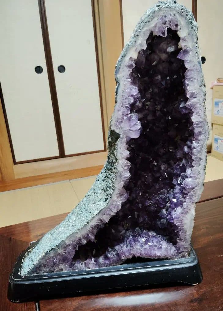 アメジスト ドーム　■置物 　15.6kg　高さ約50cm弱