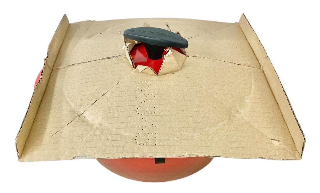 ★未使用★ル・クルーゼ センセーション ココットロンド 22cm チェリーレッド