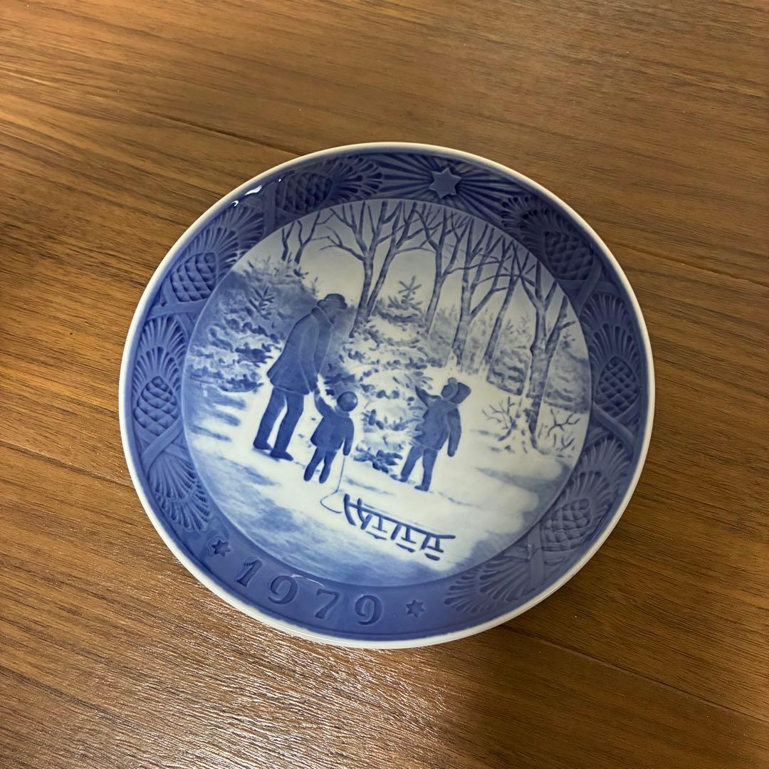 美品 ロイヤルコペンハーゲン イヤープレート 1975年〜1979年