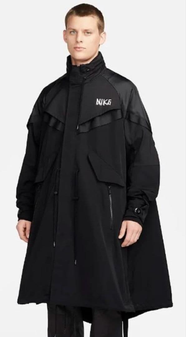 Sacai × Nike Trench Jacket ブラック L　おまけ付き