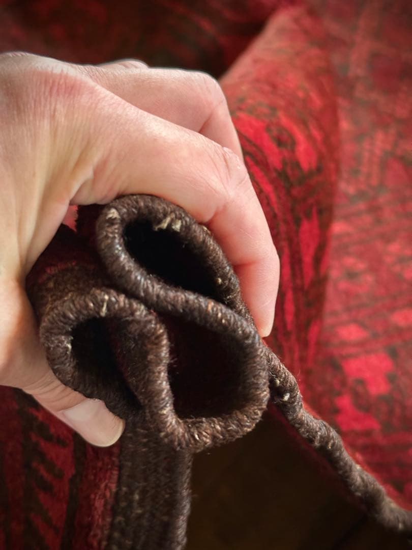 トライバルラグ　ヴィンテージラグ　アフガン　トルクメン　エルサリ　特大サイズ美品