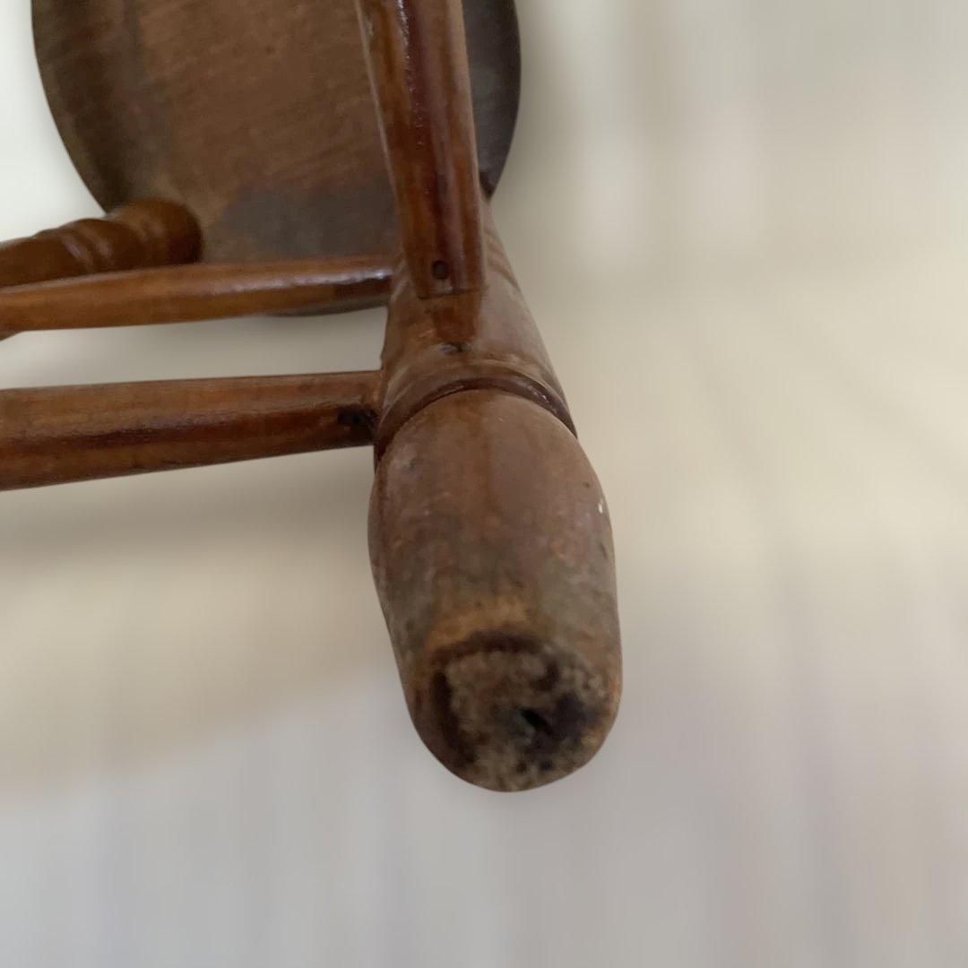 昭和レトロ 木製 スツール 花台 ビンテージ