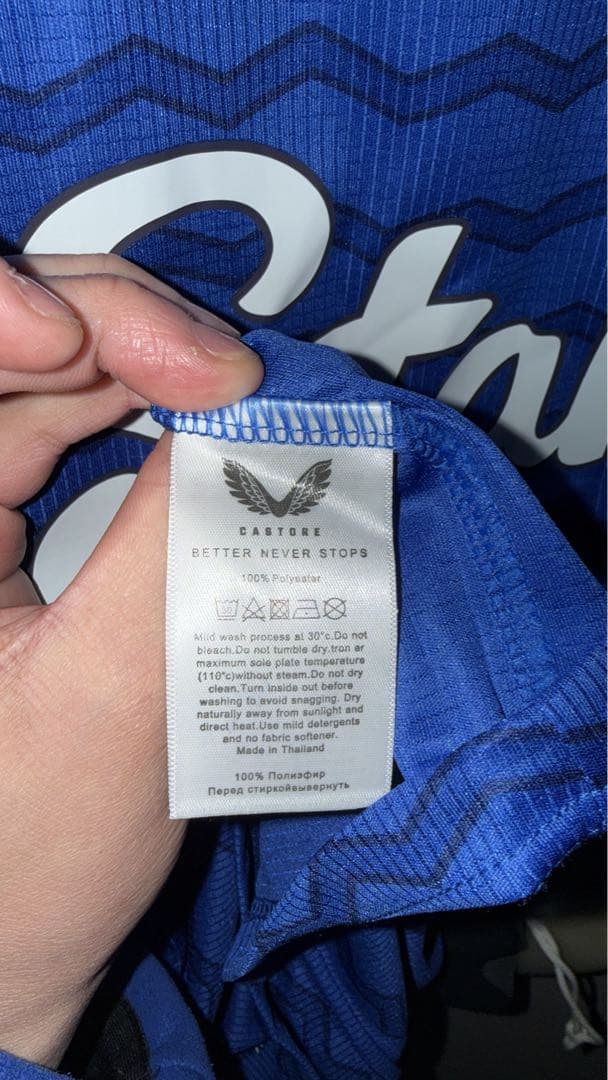 エヴァートン CASTORE シャツ 25-26