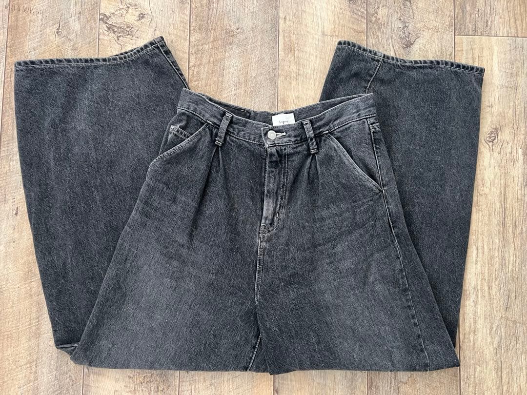 ungrid ウエストタックカーブデニム25