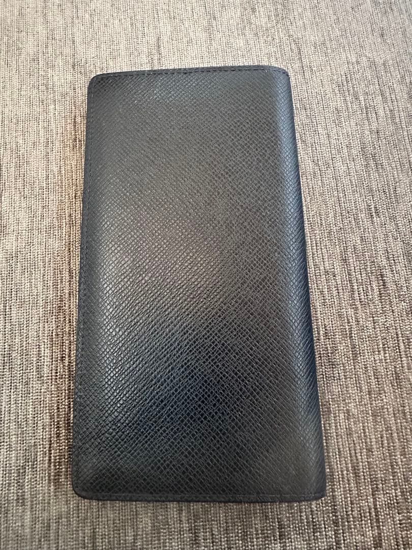 LOUIS VUITTON ブラック 長財布　ポルトフォイユ・ブラザ