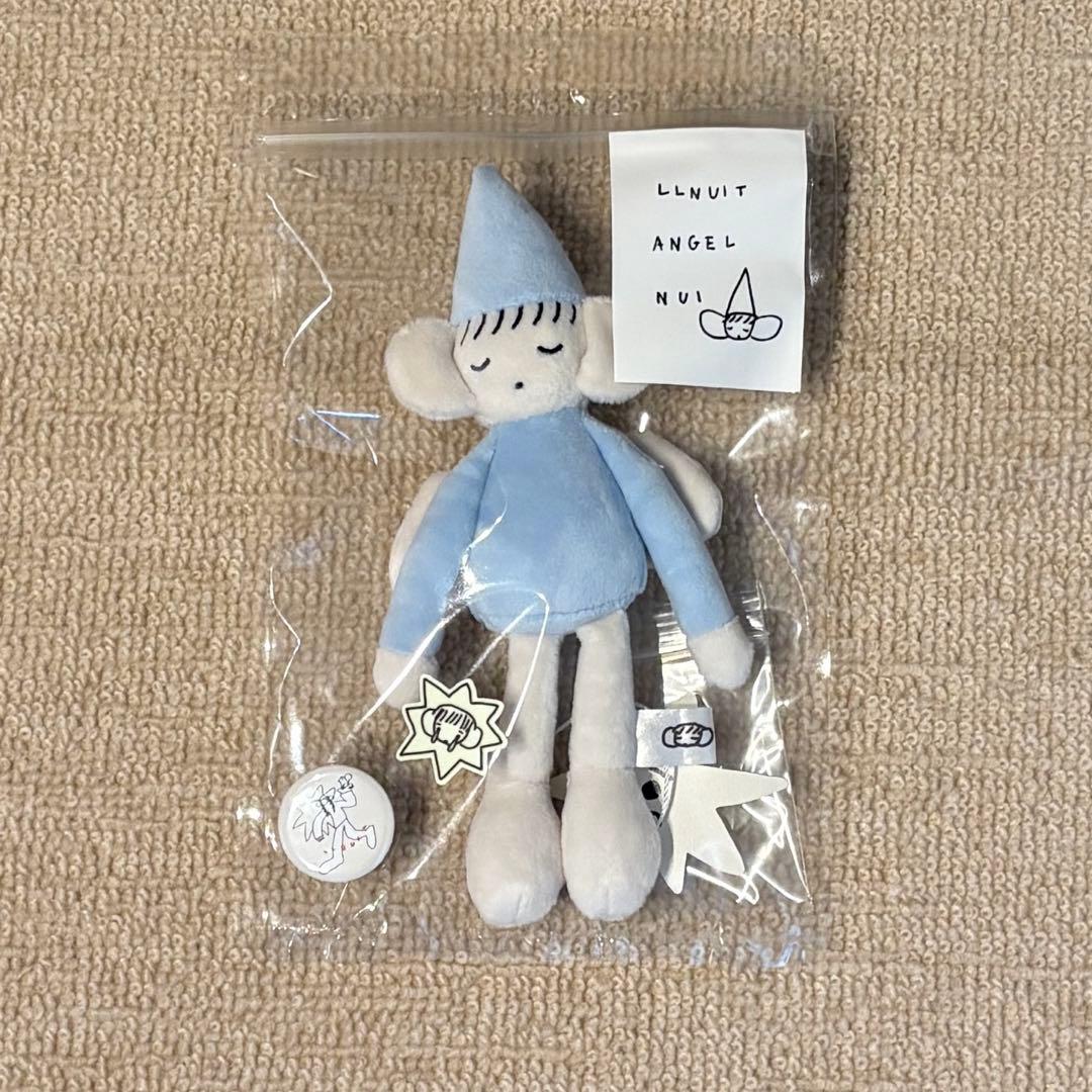 llnuit angel nui ぬいぐるみ　犬川家子　缶バッチ　ステッカー