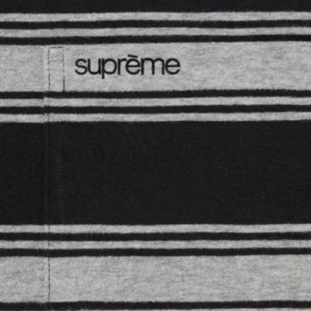 supreme stripe pocket l/s top XL 25FW 新品