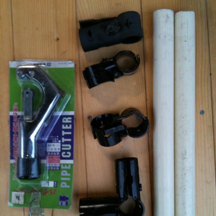 イレクターパイプ　　DIY  ボード スキー  ストッカー