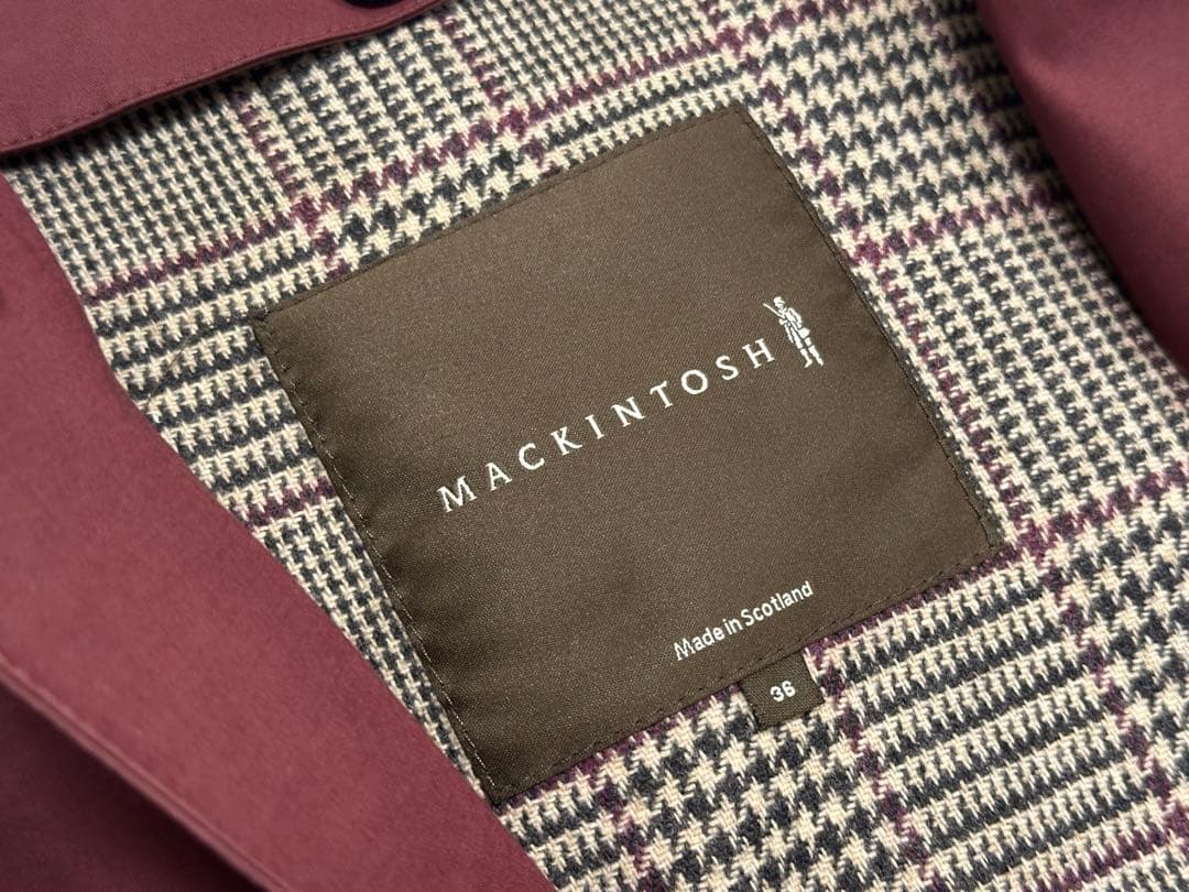 Macintosh マッキントッシュ ゴム引き コート