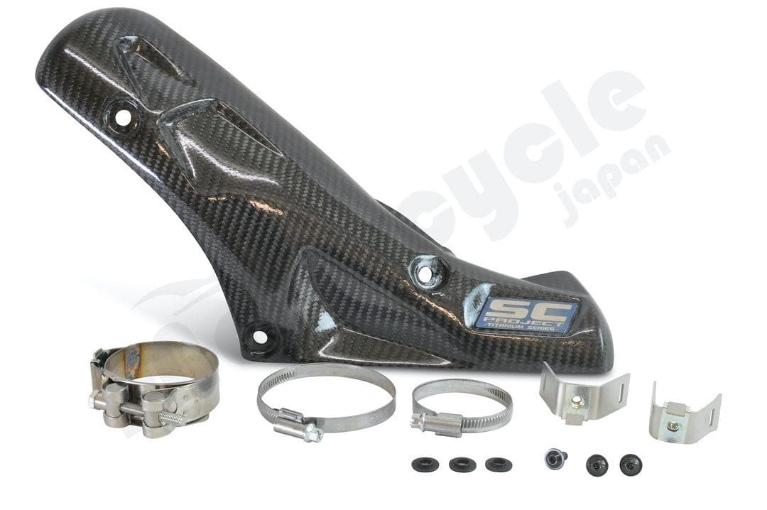 S1000RR M1000RR　SC-PROJECT 純正触媒カーボンカバー