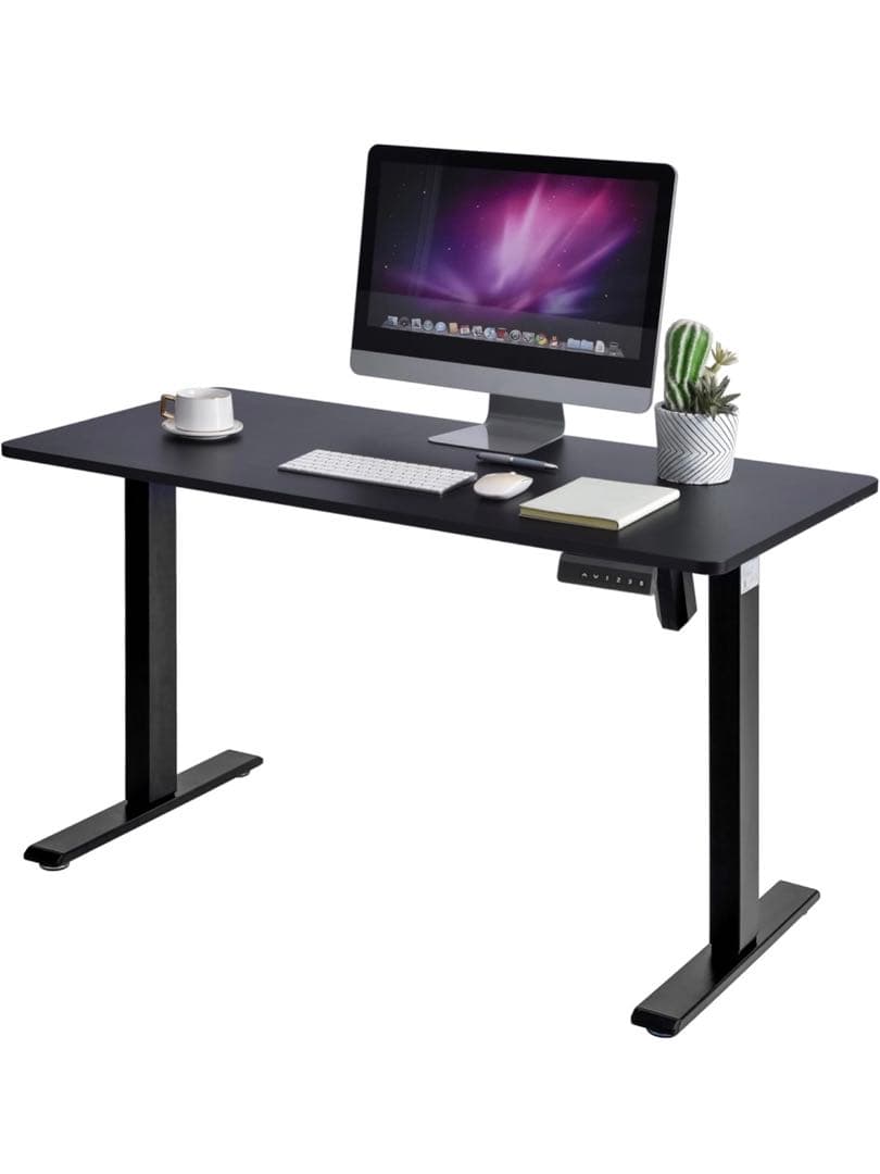 Rston  ゲーミングデスク 昇降式 ブラック 幅120mm 天板1枚