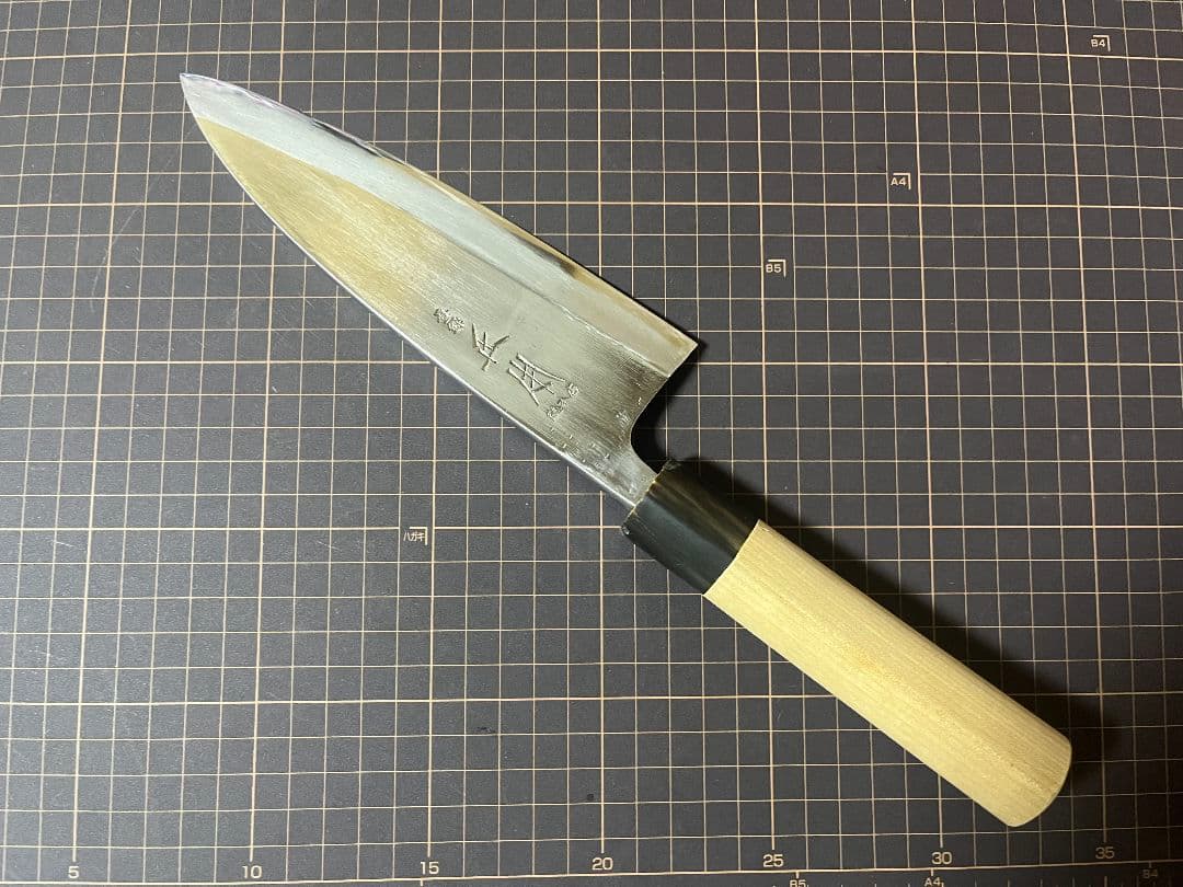 KK正本総本店 出刃包丁 玉白鋼 白鋼二 刃渡り 18cm 正本 包丁