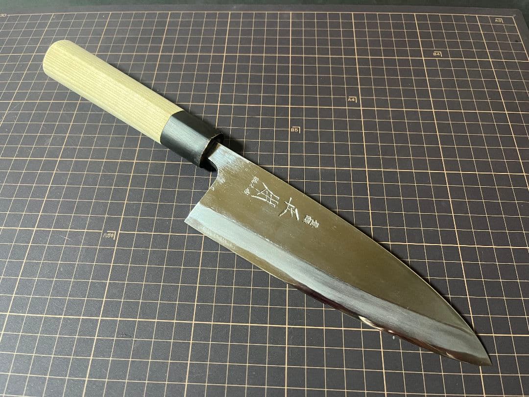 KK正本総本店 出刃包丁 玉白鋼 白鋼二 刃渡り 18cm 正本 包丁